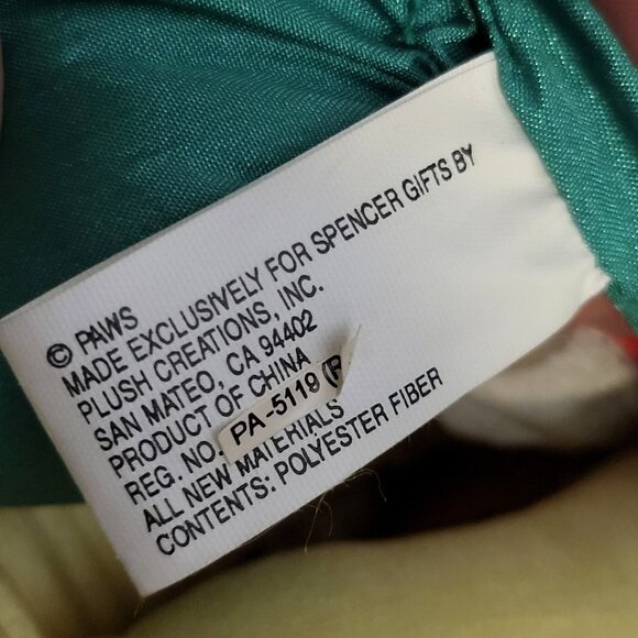 Vintage Paws Garfield And Odie Christmas Nylon Wreath Plush Stuffed Toy - Picture 8 of 14